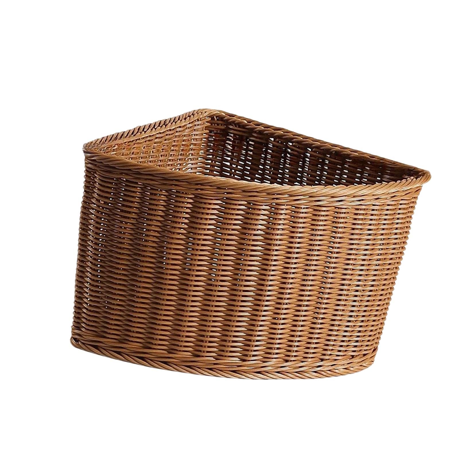 Home Essentials Bathroom Storage - Decorative Plastic Storage Basket Fan Shape