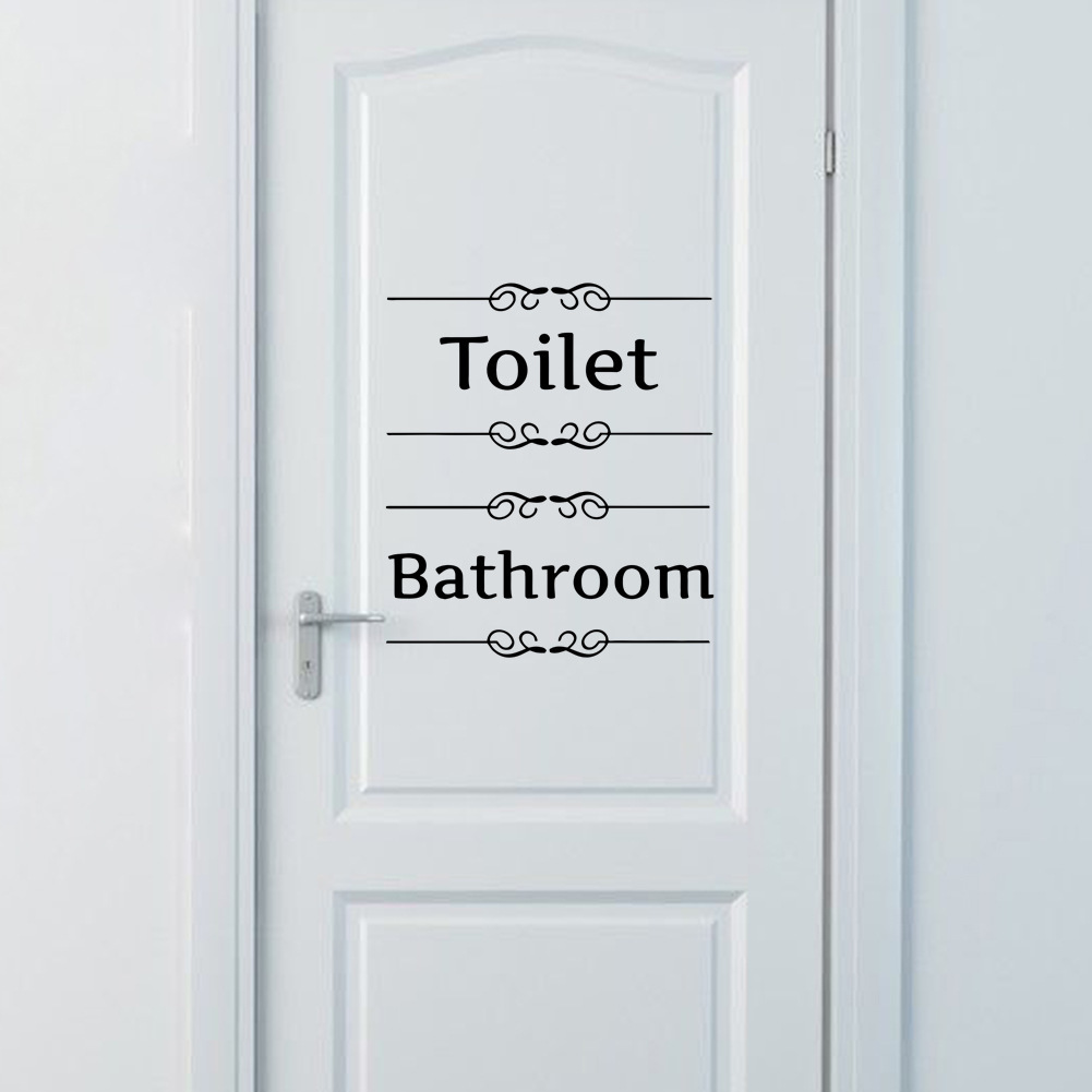 Toilet bathroom Sign Wall Deca - Home Bathroom Quotes review and price