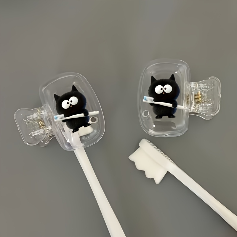 2Pcs Kitten Rose Toothbrush Co - Home Bathroom Supplies review and price
