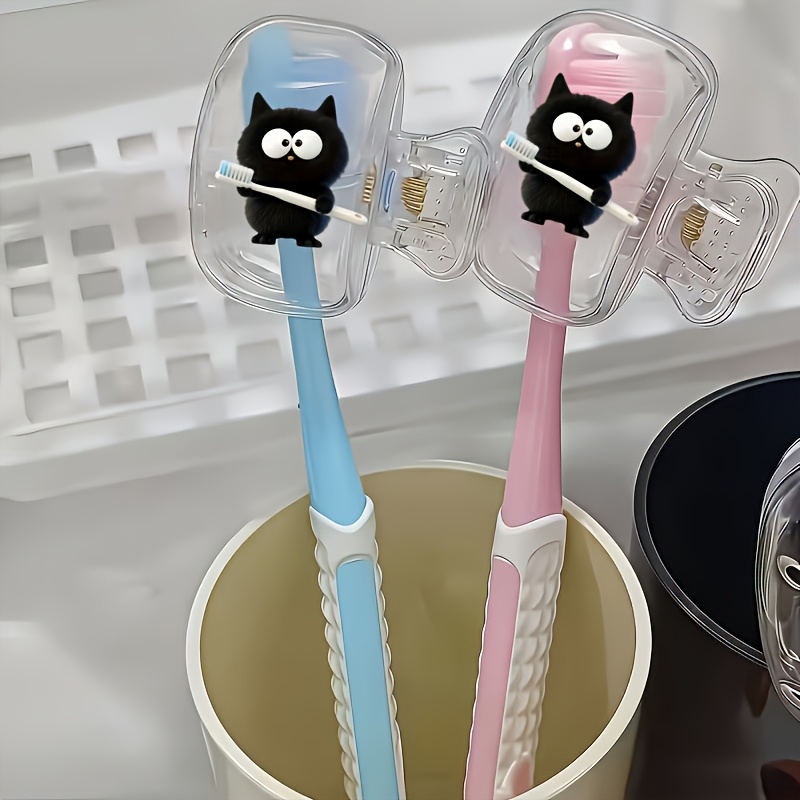 2Pcs Kitten Rose Toothbrush Co - Home Bathroom Supplies review and price