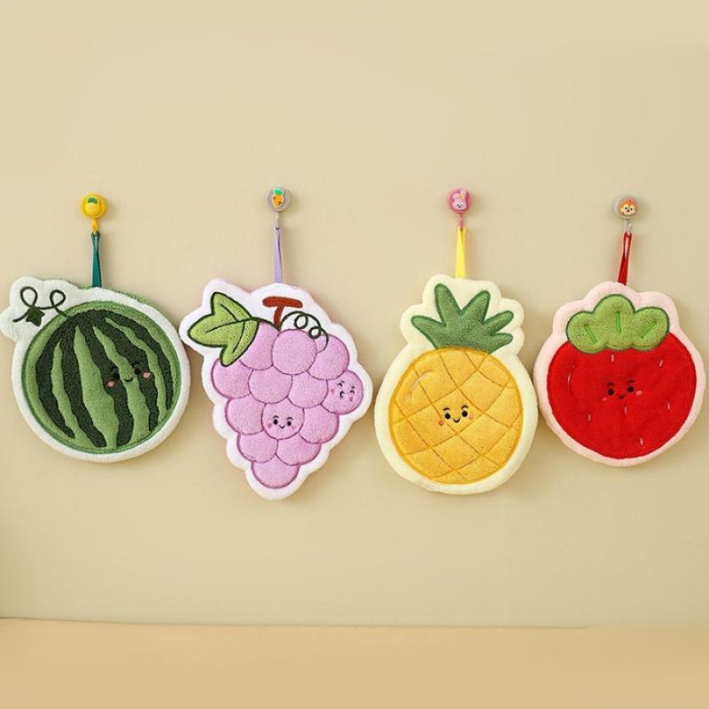 Fruit Hand Towel Kitchen Absor - Home Bathroom Supplies review and price