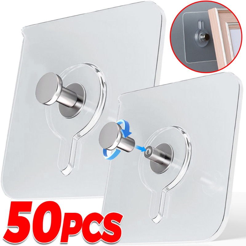 Adhesive Nails Wall Hooks Stro - Home Bathroom Design review and price