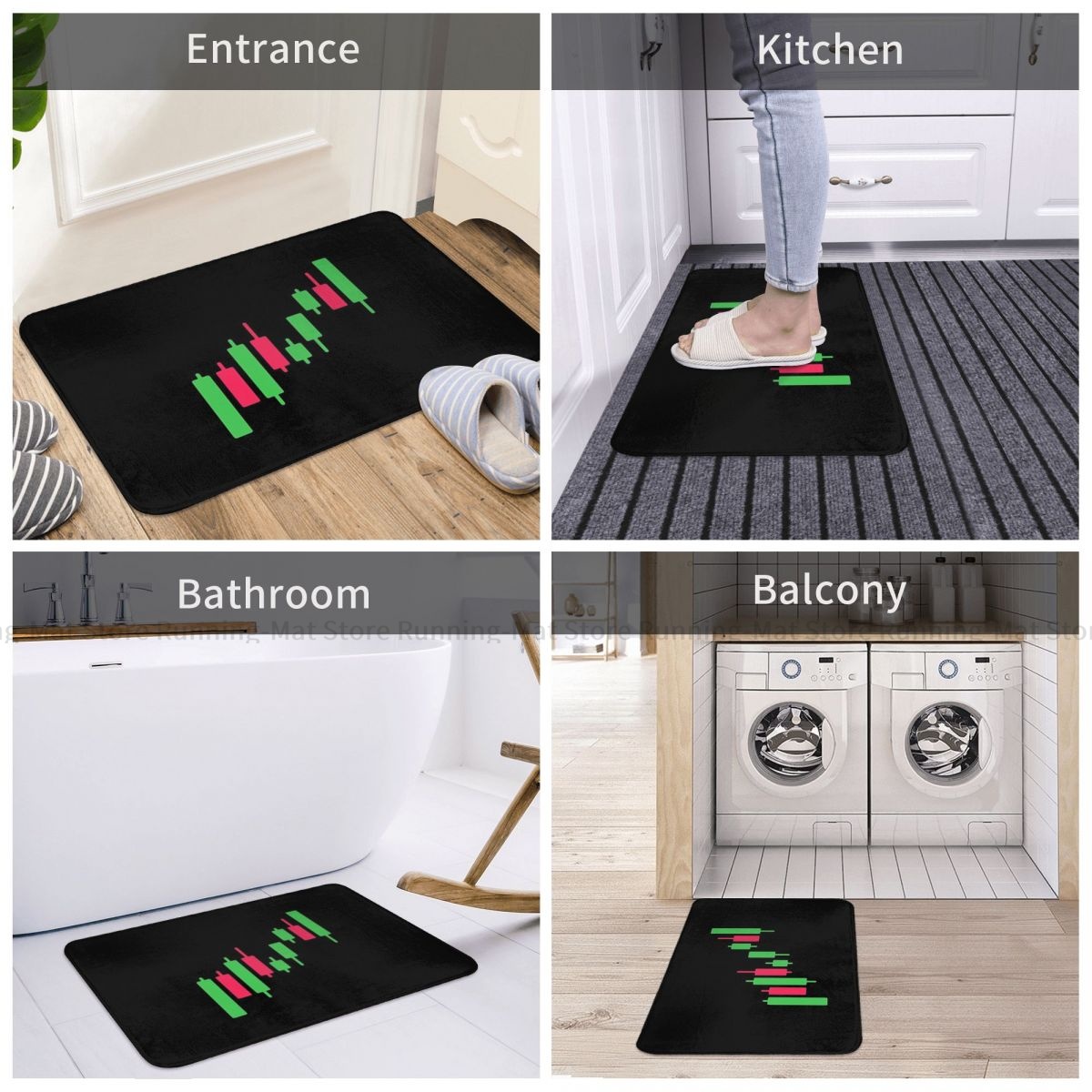Bitcoin Crypto Miners Non-slip - Home Kitchen Bathroom Marketing review and price