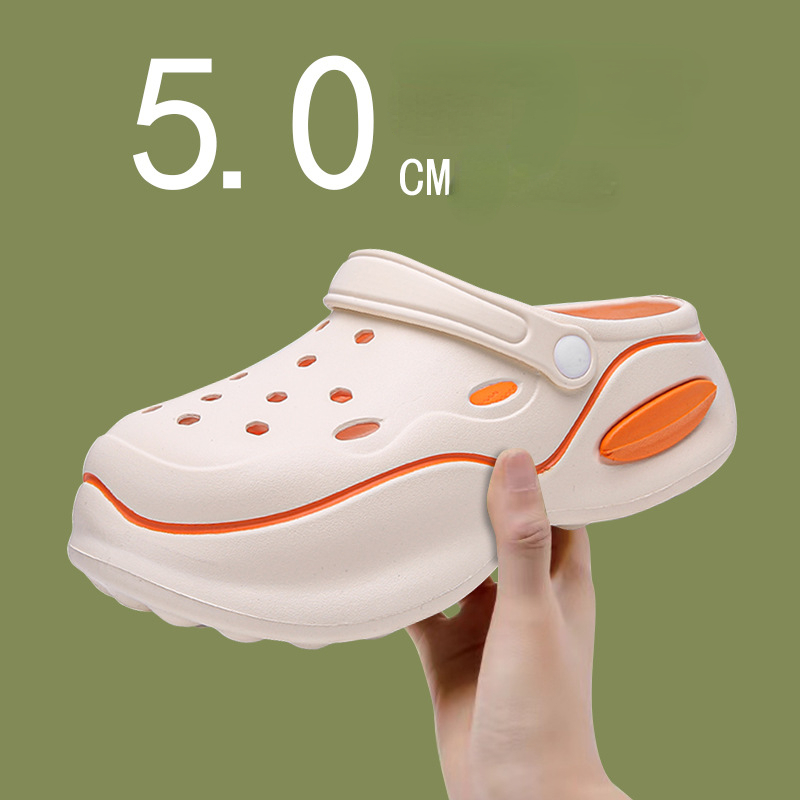 Summer Women Slippers 5cm Plat - Home Outside Bathroom review and price