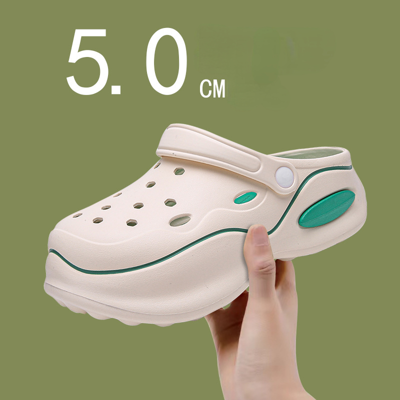Summer Women Slippers 5cm Plat - Home Outside Bathroom review and price