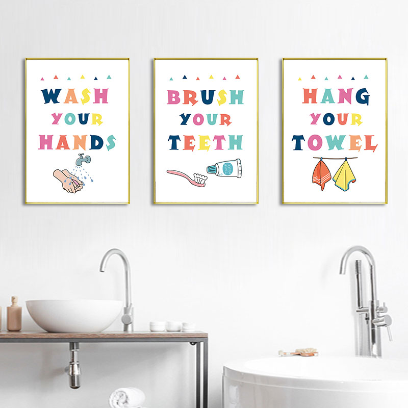 Modern Colorful Kids Bathroom  - Home Bathroom Quotes review and price