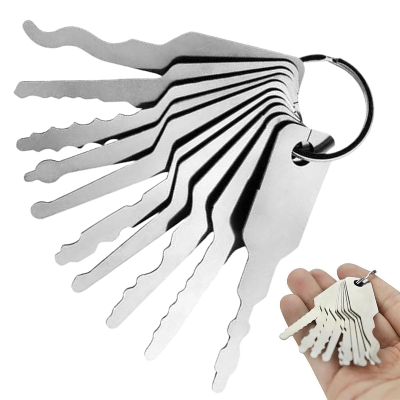 10pcs/Lot Uncut Key Blanks Loc - Home Bathroom Supplies review and price