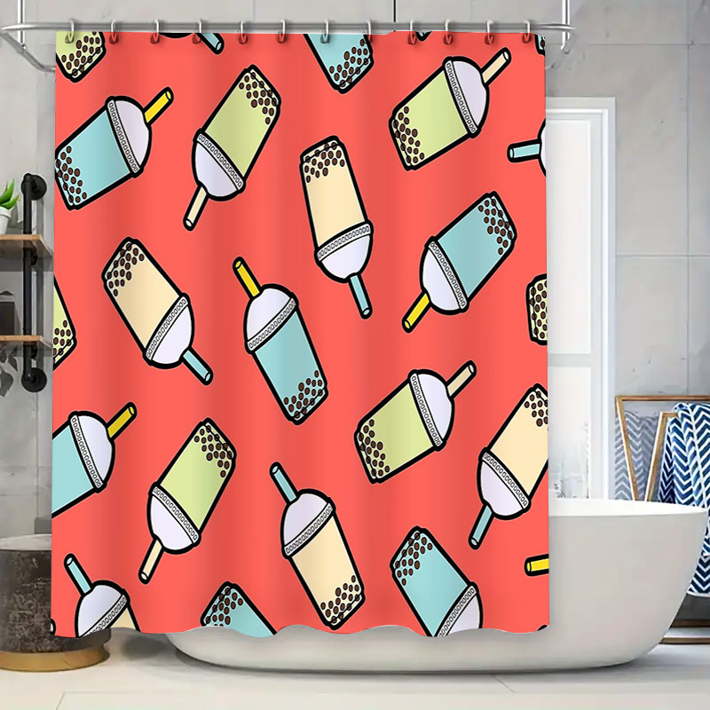 Unique Bubble Tea Shower Curta - Home Decor Bathroom Ideas review and price