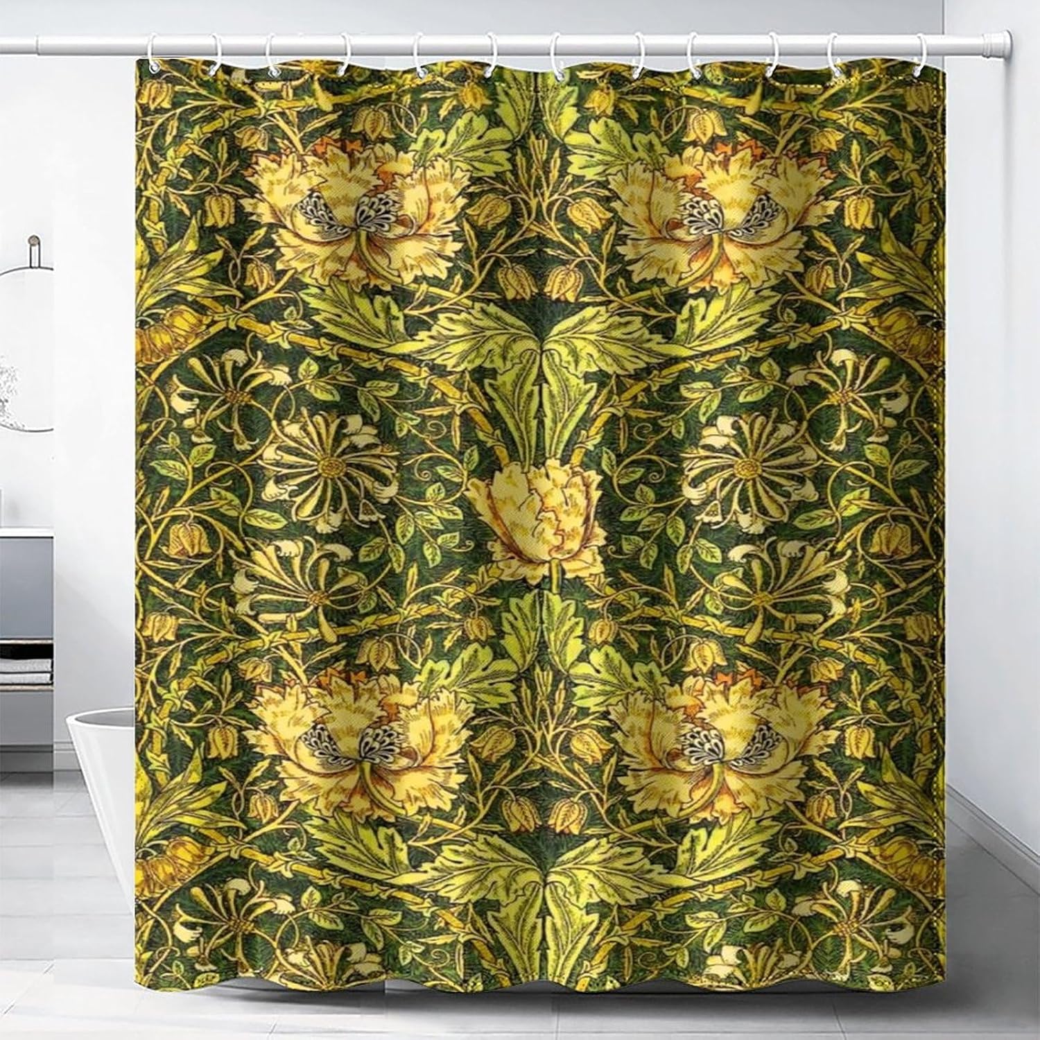 Waterproof Botanical Shower Cu - Home Decor Bathroom Ideas review and price