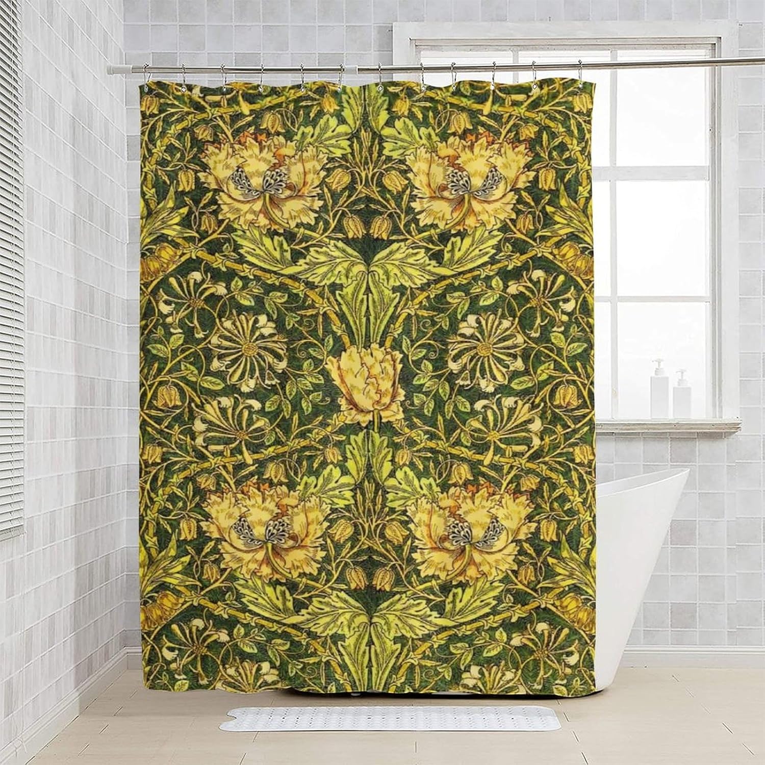Waterproof Botanical Shower Cu - Home Decor Bathroom Ideas review and price