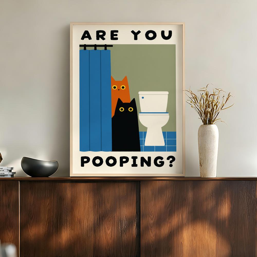Funny Cats Bathroom Privacy To - Home Bathroom Quotes review and price