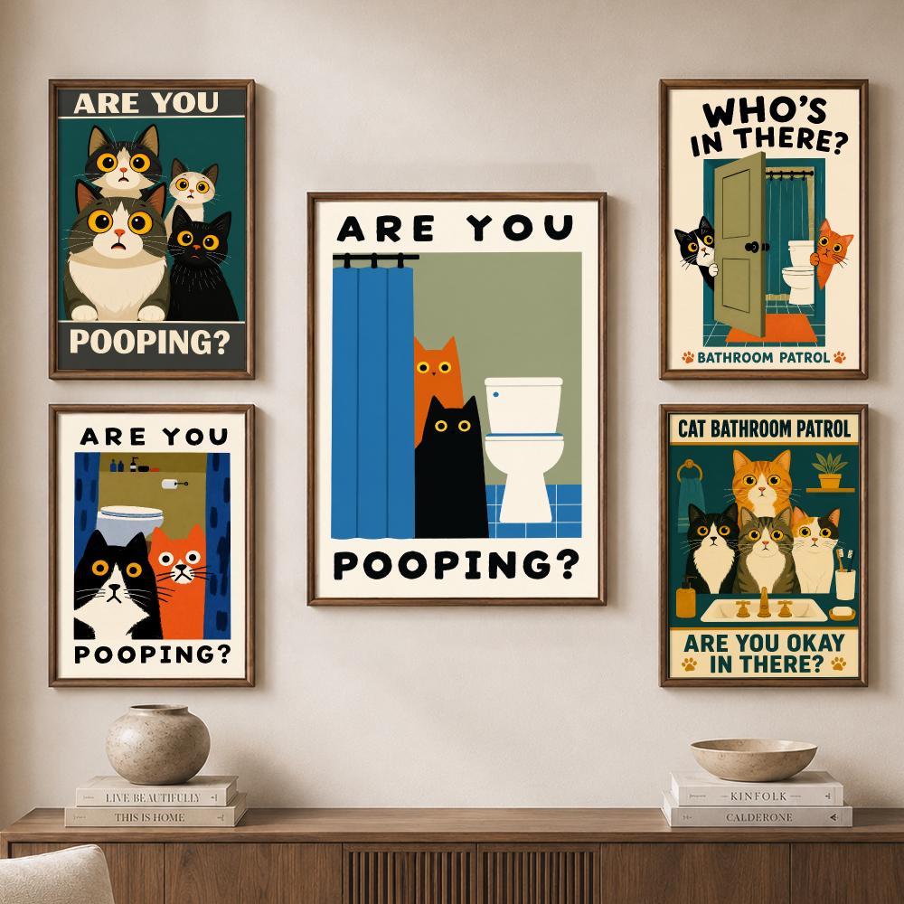 Funny Cats Bathroom Privacy To - Home Bathroom Quotes review and price