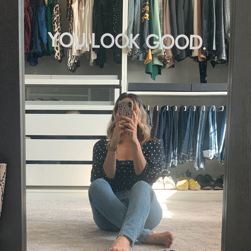 You Look Good Mirror Wall Stic - Home Bathroom Quotes review and price