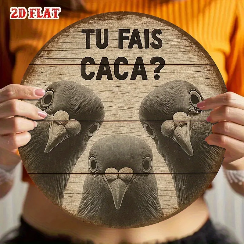 Funny Three Pigeons French Quo - Home Bathroom Quotes review and price