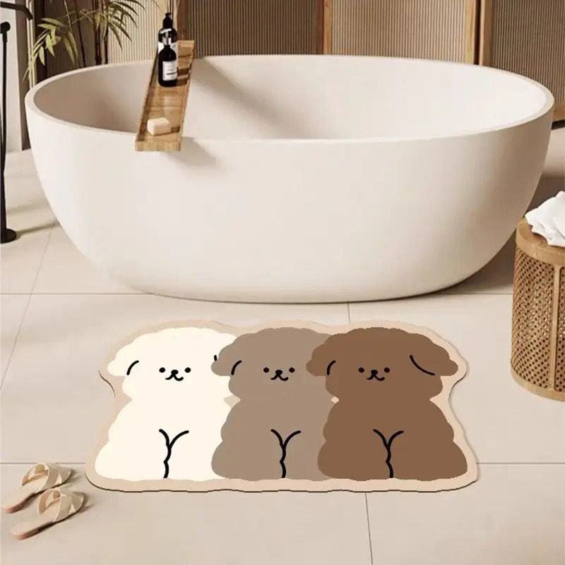 1PC Cute Dog Shaped Bathroom F - Zara Home Bathroom Mat review and price