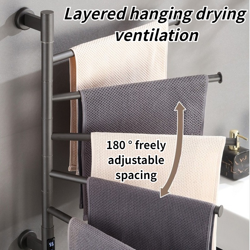 Electric Heated Towel Rail Rot - Home Bathroom Supplies review and price