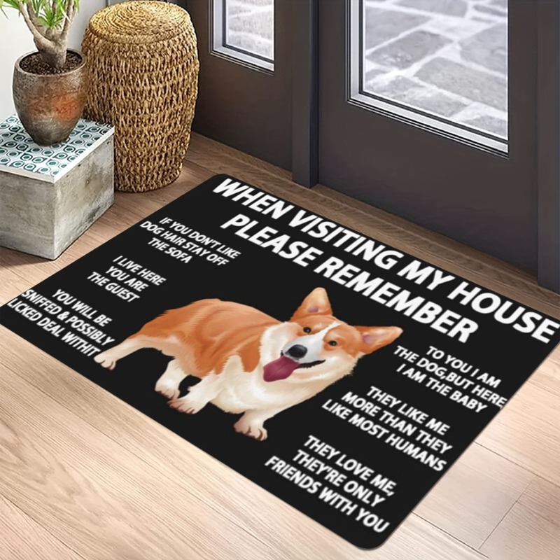 Cartoon Geometric Pet Dog Carp - Home Bathroom Quotes review and price