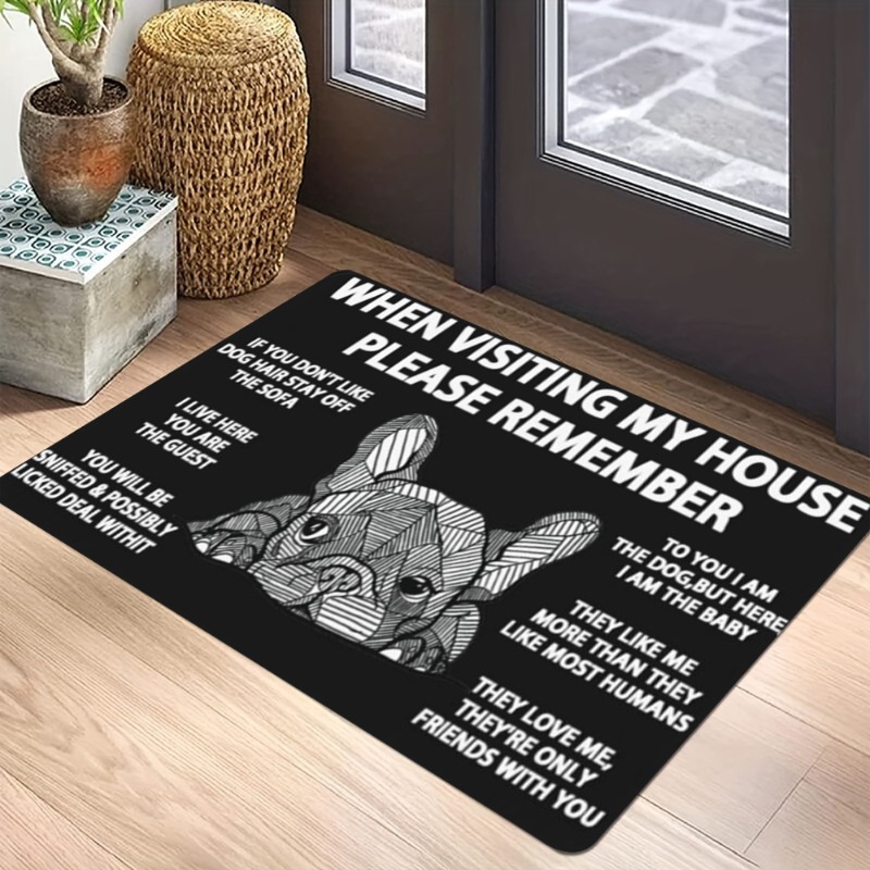 Cartoon Geometric Pet Dog Carp - Home Bathroom Quotes review and price