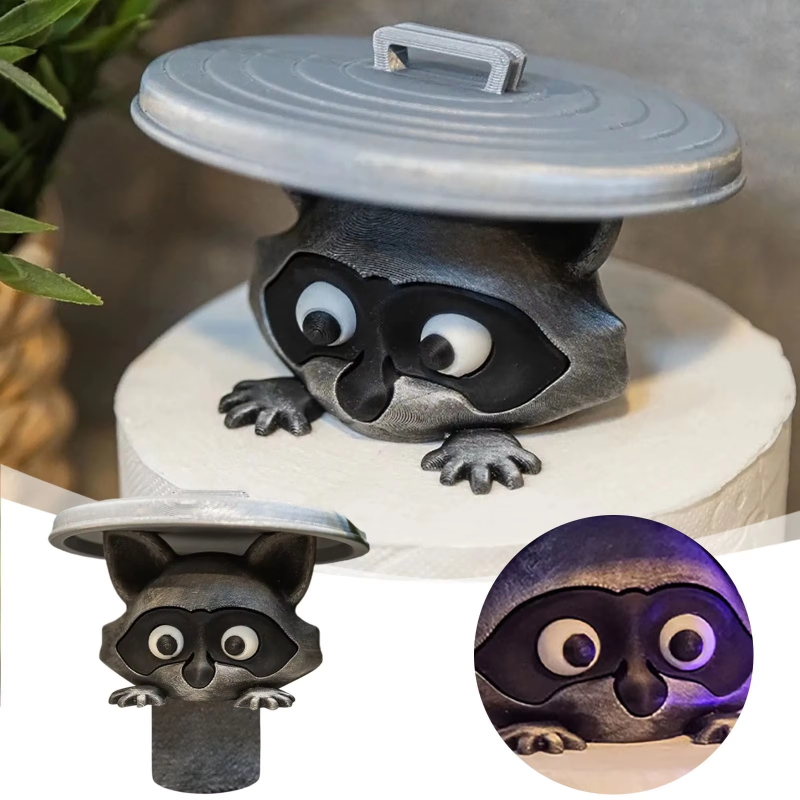 Cute Raccoon Toilet Paper Hold - Home Decor Bathroom Ideas review and price