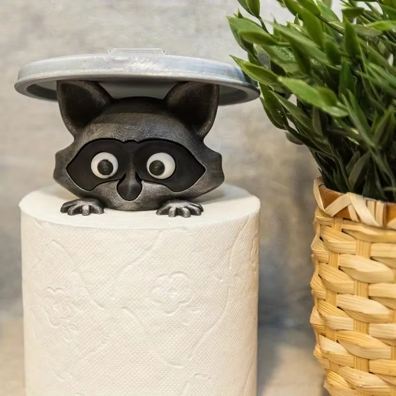 Cute Raccoon Toilet Paper Hold - Home Decor Bathroom Ideas review and price